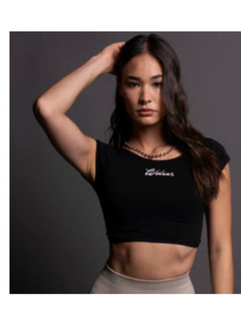 Darc Sport Western Wolves Chloe Open Back Seamless Top